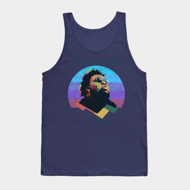 Rapper Quotes Tank Top by Alkahfsmart